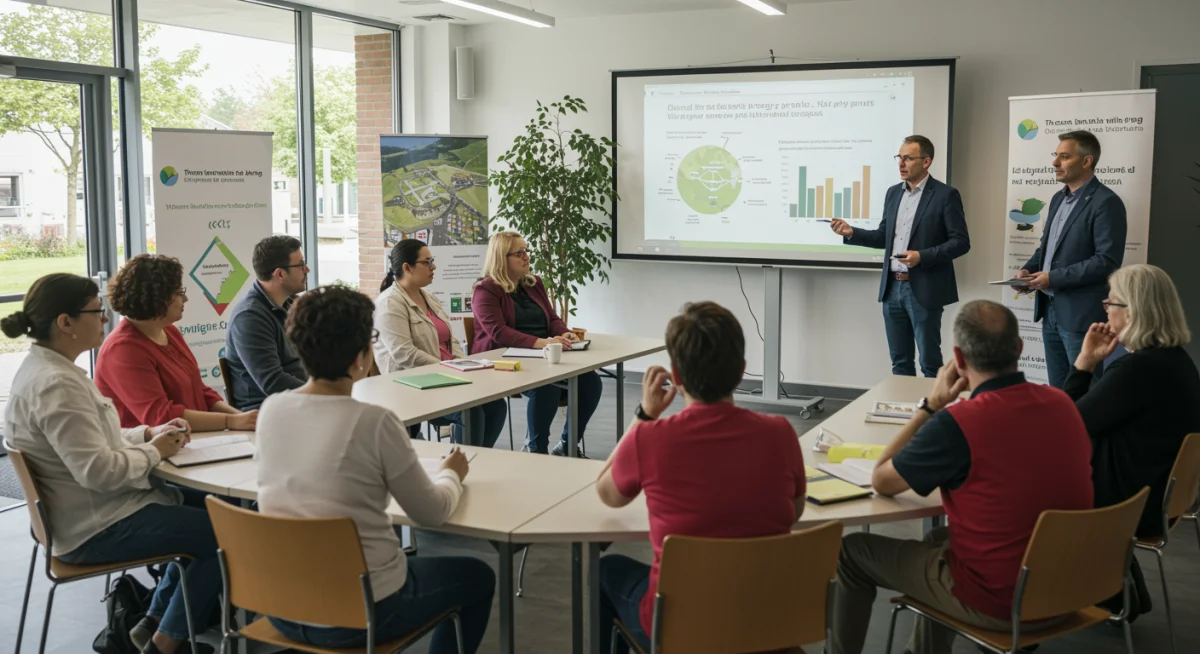 Community engagement meeting for local clean energy initiatives