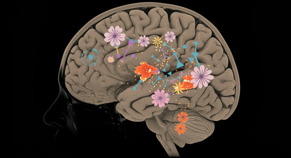 Brain scan illustrating neurological benefits of gratitude and mindfulness.