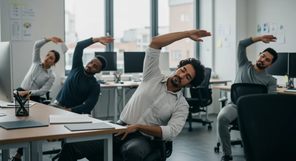 Mastering Desk Stretches: Alleviate Back Pain & Boost Productivity by 40%