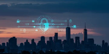 Secure digital network protecting local government systems from cyber threats