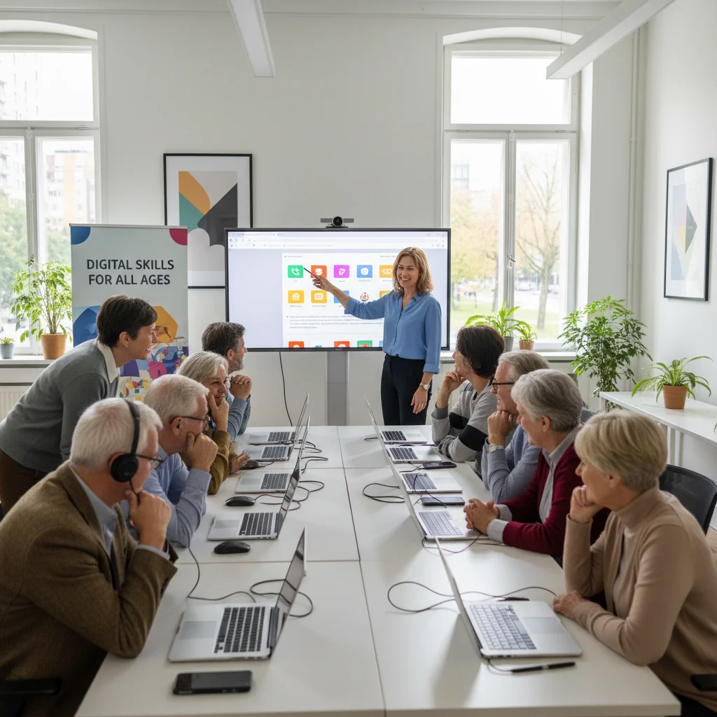 Community digital literacy training and education programs