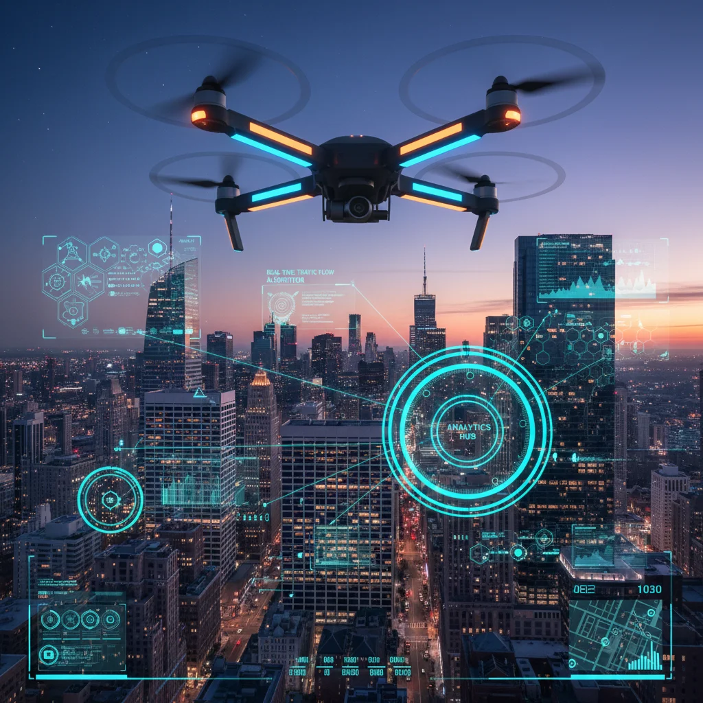 Advanced technology and data analytics in urban public safety.