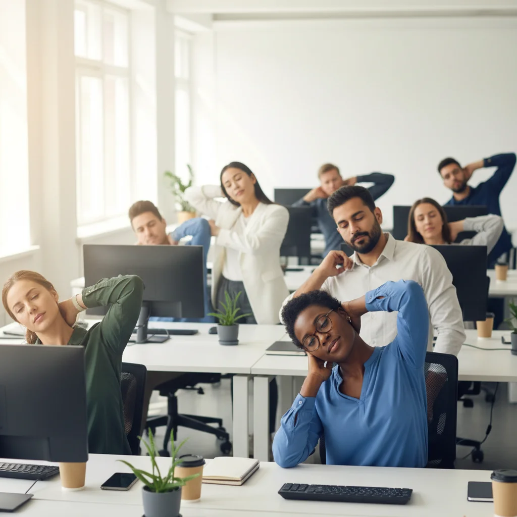 2026 Desk Stretches: Alleviate Neck Pain in 5 Minutes Daily